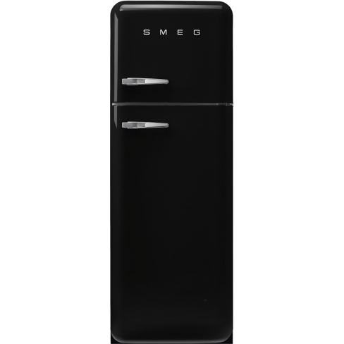 Smeg FAB30RBL6UK Static Fridge Freezer, 80/20, Black, C Rated