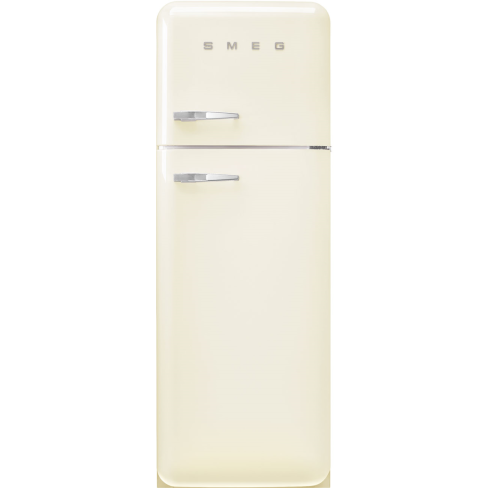 Smeg FAB30RCR6UK Static Fridge Freezer, 80/20, Cream, C Rated