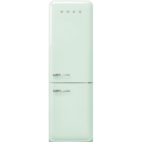 Smeg FAB32RPG6UK No Frost Fridge Freezer, 50s Style, Pastel Green, C Rated