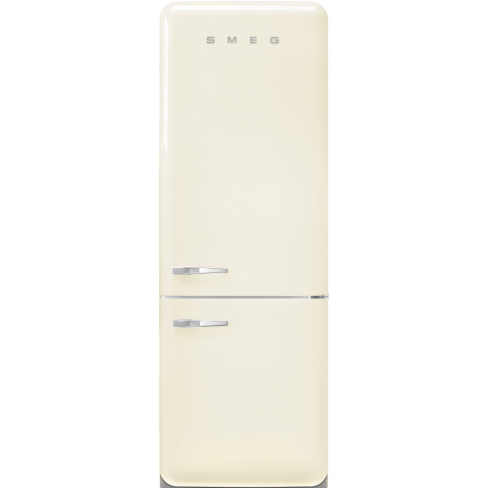 Smeg FAB38RCR6 No Frost Fridge Freezer, 706 mm wide, Cream, C Rated