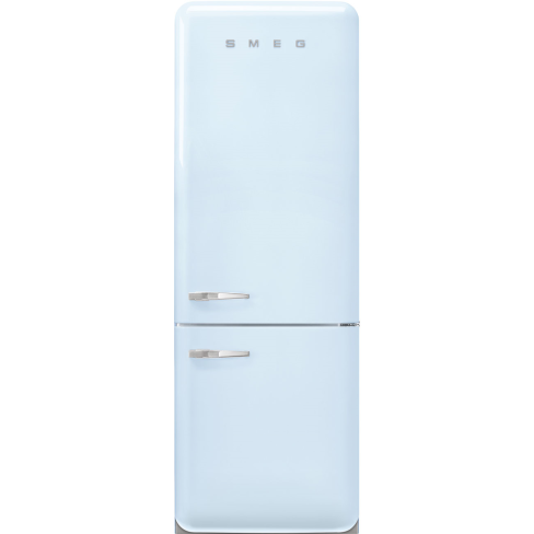 Smeg FAB38RPB6 No Frost Fridge Freezer, 706 mm wide, Pastel Blue, C Rated