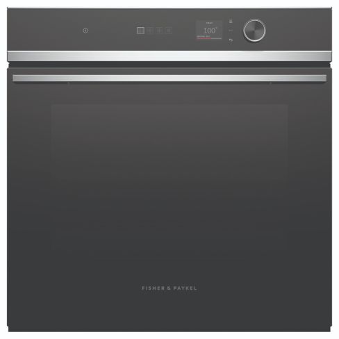 Fisher and Paykel OS60SDLX1 Built-In Electric Single Oven with Steam Function, Stainless Steel, A+ Rated