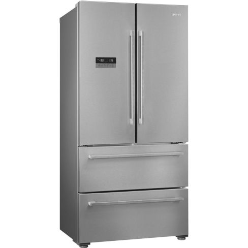 Smeg FQ55FXDE Frost Free American Fridge Freezer - Pet Inox Look - E Rated