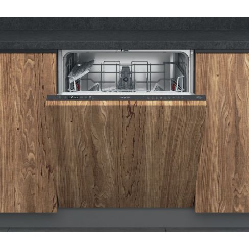 Hotpoint H2IHD526BUK Integrated Full Size Dishwasher with Rapid Wash