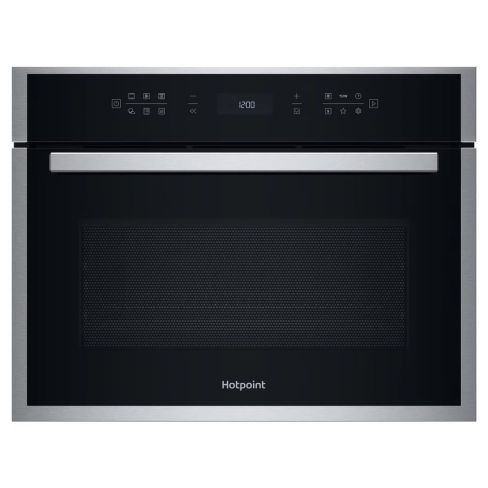 Hotpoint HCW6O7HTSXUK Built In Combination Microwave with Steam in Stainless Steel