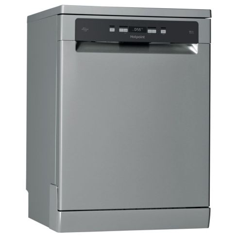 Hotpoint HFC3C26WCXUKN Dishwasher, 14 Place Settings, Inox, E Rated