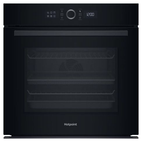 Hotpoint HOI4S8PM0BUK Built In Pyrolytic and Hydrolytic Air Fry function Single Oven in Black