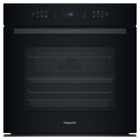 Hotpoint HOI68CT0SBUK Built In Air Fry Function Single Oven with Steam in Black