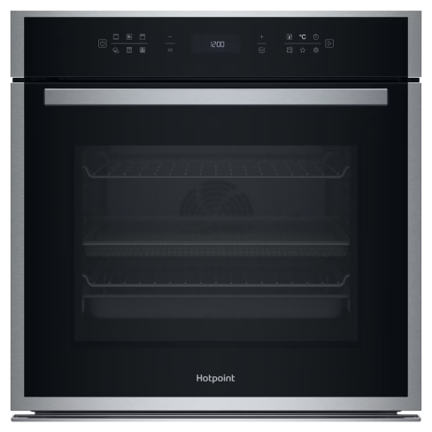 Hotpoint HOI68PT1SXUK Built In Pyrolytic and Hydrolytic Cleaning Single Oven in Stainless Steel