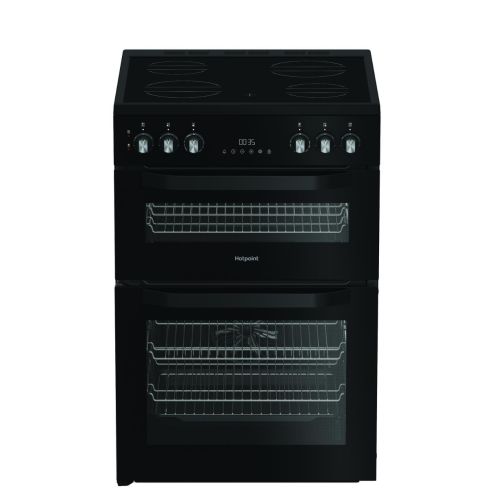Hotpoint HDE6VDC2B1 Freestanding Ceramic Hob Electric Cooker