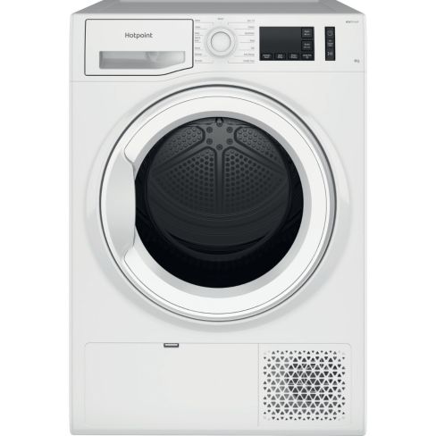 Hotpoint NTM1182UK Heat Pump Tumble Dryer, 8kg, White, A++ Rated