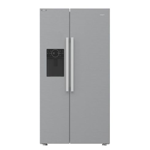 Hotpoint HPG26573WXP4UK Dual No Frost Side by Side American Fridge Freezer with Water and Ice Dispenser - Inox - 91CM - 578L