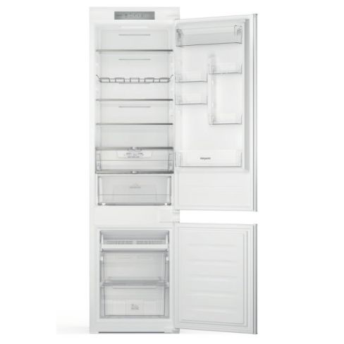 Hotpoint HTC20T322 Total No Frost Integrated Fridge Freezer, Sliding Hinge, Extra Tall, 70/30, E Rated