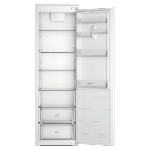 Hotpoint HTSD18A011A1 Built-In Tall Larder Fridge, Sliding Hinge, E Rated