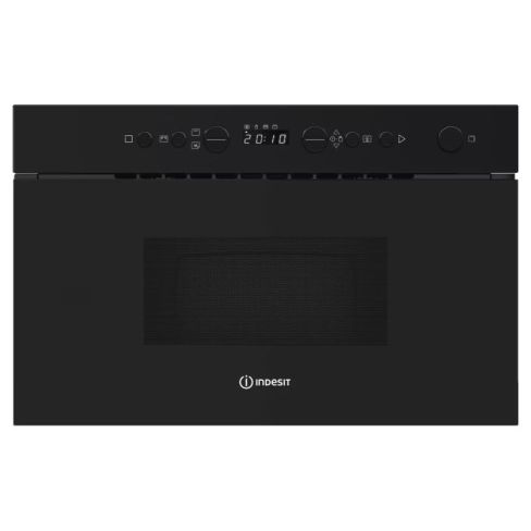 Indesit IMK12BUK Built In 22 Litre Microwave with Quartz Grill in Black