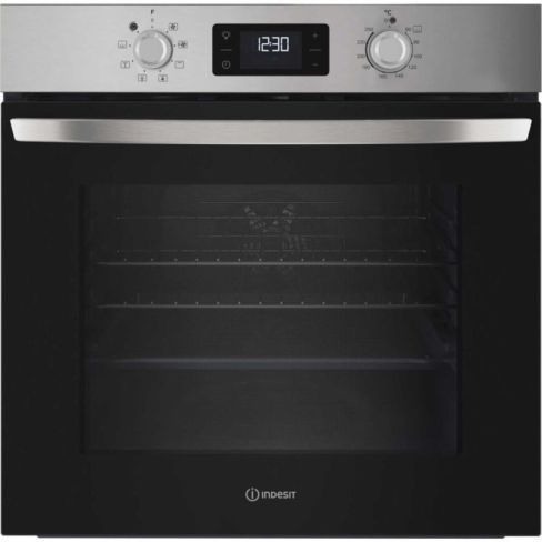 Indesit IO253XUK Built-In Electric Single Oven, Stainless Steel, A Rated