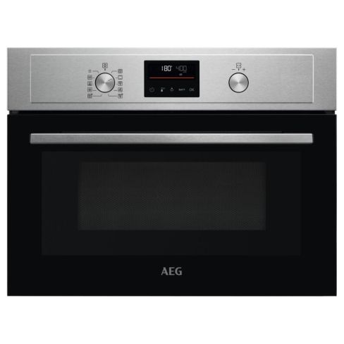 AEG KMX365060M Integrated Combi Microwave Oven in Stainless Steel