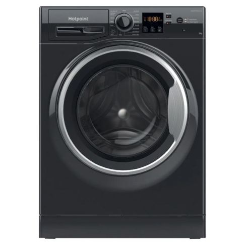 Hotpoint NSWM965CBSUKN Freestanding 9Kg 1600 Spin Washing Machine - Black