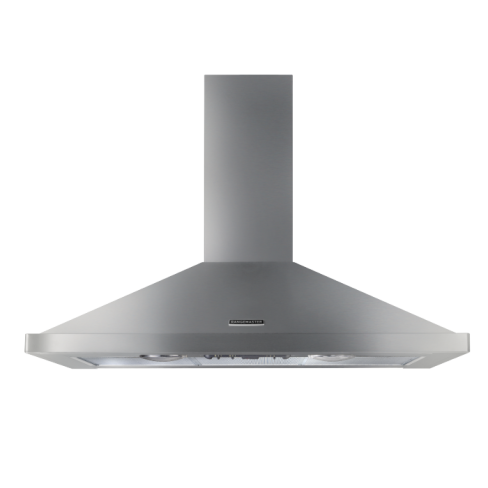 Rangemaster RHDC110SS/C 110Cm  Chimney Hood Stainless Steel  - Chrome Badge