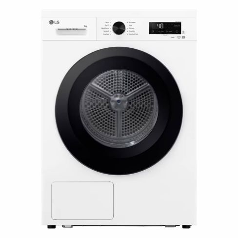 LG RHX1009NWK 9kg DUAL Inverter Heat Pump Tumble Dryer, White A+++ Rated