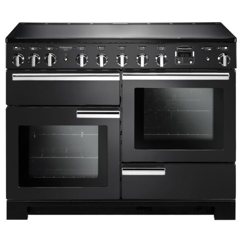 Rangemaster PDL110EICB/C 110cm Induction Range Cooker Professional Deluxe Charcoal Black, A Rated