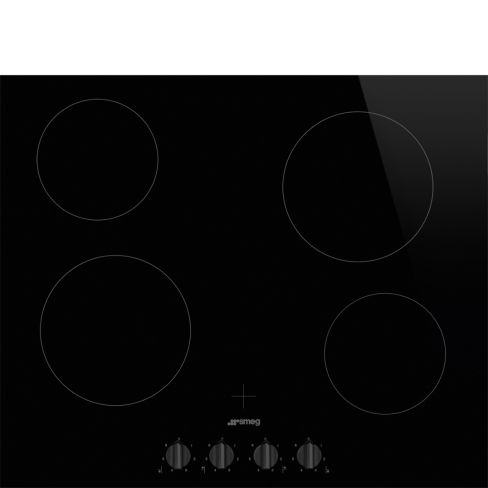 Smeg SE364TDMB 60cm Cucina Ceramic Hob - Black