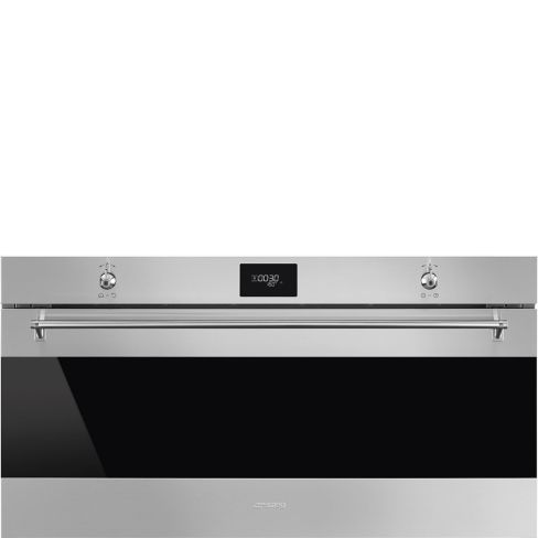 Smeg SFPR9301TX 90cm Reduced Height Classic Pyrolytic Oven Stainless Steel