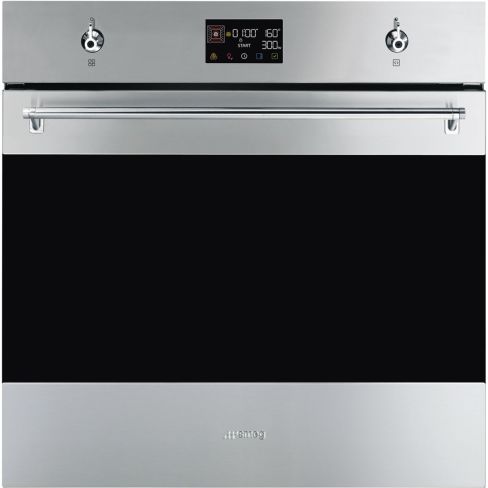 Smeg SO6302M2X 68L Built-In Combi Microwave - Stainless Steel - A+ Rated