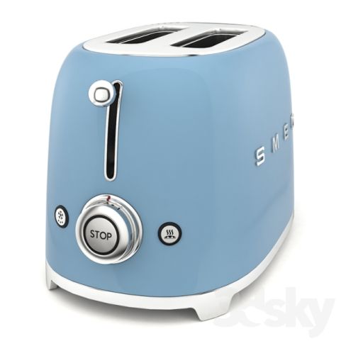 Smeg TSF01BLUK Toaster/Grill