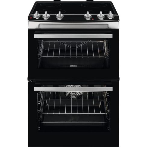 Zanussi ZCV66050XA Freestanding Ceramic Hob Electric Cooker