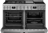 Smeg CPF120IGMPX 120cm Portofino Dual Fuel Range Cooker With Mixed Hob Stainless Steel