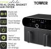Tower T17138 10.4L Dual Basket Air Fryer