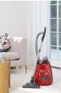 Sebo 92663GB K1 890watts Bagged Cylinder Vacuum Cleaner Red