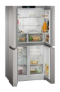 Liebherr MSDD 9012-20 Pure Freestanding No Frost French Door American Style Fridge Freezer – Plumbed In with Ice Maker Silver D Rated