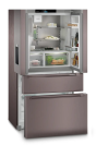 Liebherr MBTSDI 9528 Plus American Style NoFrost Fridge Freezer Plumbed In Ice & Water Terra Steel