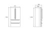 Bertazzoni REF904FFNXTC American Style Fridge Freezer