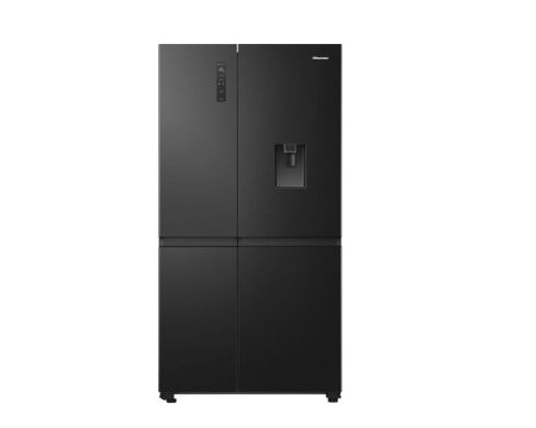 Hisense RS840N4WFE Frost Free American Style Fridge Freezer - Black Stainless Steel