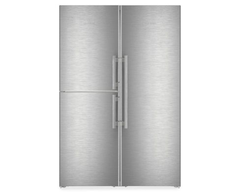 Liebherr XRCSD5255 American Style Fridge Freezer, Plumbed, Stainless Steel, D Rated