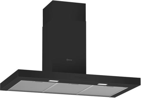 Neff D92BBC0S0B 90cm Chimney Cooker Hood, Black, D Rated