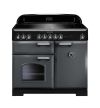 Rangemaster CDL100EISL/C Classic Deluxe 100 Induction Slate/Chrome Trim Range Cooker A Rated