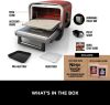 Ninja OO101UKKIT Woodfire Electric Outdoor Oven with BBQ Stand - Terracotta/Steel