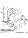 Bosch DFS067A51B Telescopic Hood