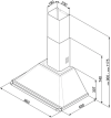Smeg KT90GRE Chimney Hood