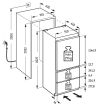 Liebherr ECBNE8871 910cm Integrated (Floor Standing) Fridge-Freezers - XL, NoFrost , Left Hinge E Rated