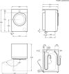 AEG LWR7175M2B Freestanding Washer Dryer