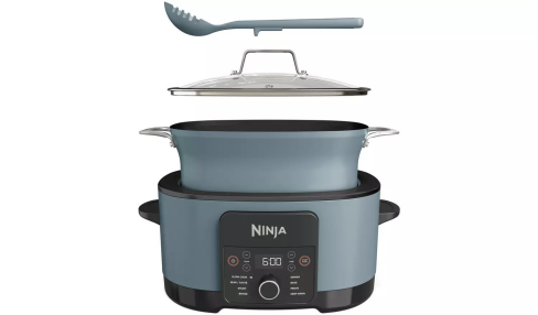 Ninja MC1001UK Foodi 8-in-1 PossibleCooker, Sea Salt Grey