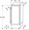 Amica AWC300BL Freestanding Wine Cooler