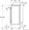 Amica AWC300BL Freestanding Wine Cooler