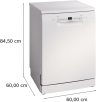 Bosch SMS2HVW67G Freestanding Full Size Dishwasher