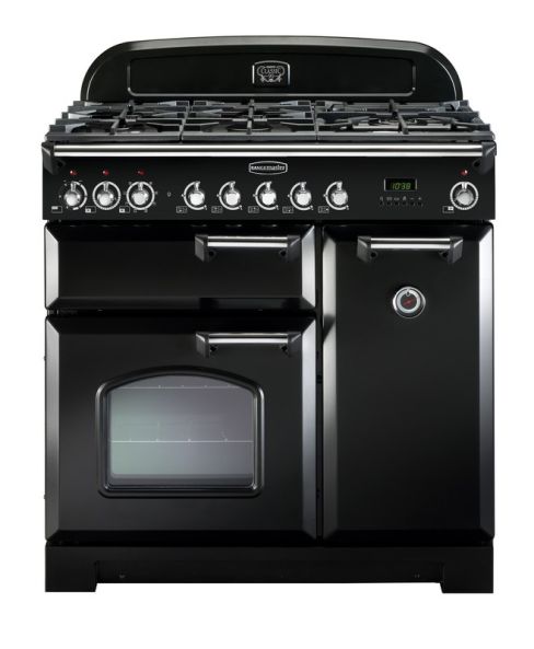 Rangemaster CDL90DFFBL/C Dual Fuel Range Cooker